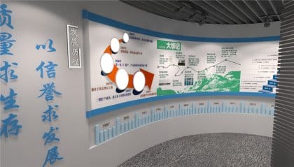 化学工业企业展示厅设计规划